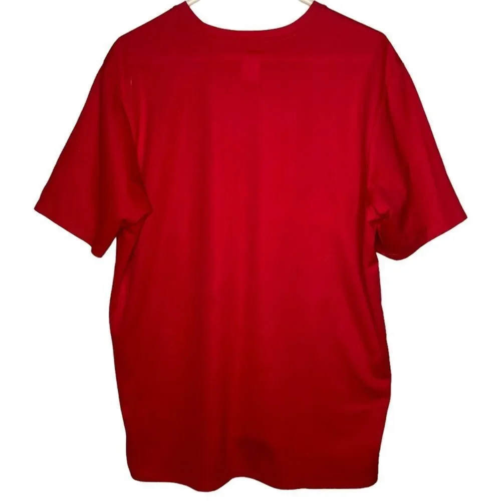 The North Face red men’s shirt size XL